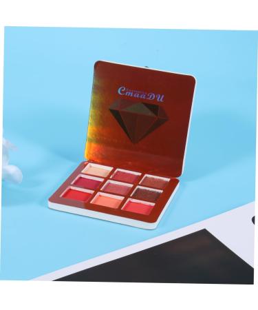 Beavorty Eyeshadow Powder 9 Eyeshadow Women Eye Shadow Metallic Eye Shadow Palettes Makeup Palette Flash Shimmer Eyeshadow 1 count (Pack of 1) Red - Buy Online on GoSupps.com
