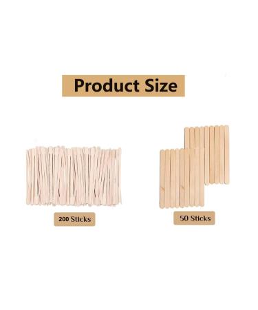 250 Wooden Wax Spatulas | Premium Hair Removal Applicators for Eyebrows & Body | Eco-Friendly Wooden Sticks for Smooth Skin - Buy Online on GoSupps.com
