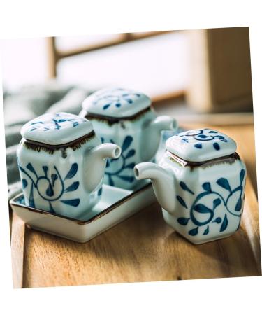 Zerodeko Ceramic Soy Sauce Pot Oil Bottle Home Supply Sauce Bottle Coffee Syrup Dispenser Soy Sauce Container Soy Sauce Dispenser Bottle Dressing Container Oil Can Ceramics Japanese-style - Buy Online on GoSupps.com