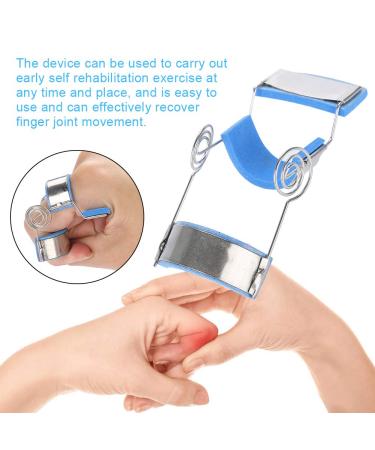 ALisasin Finger Straightener Splint - Joint Support Brace for Knuckle Recovery & Rehabilitation | Exercise Finger Joints Training Orthosis (M - Buy Online on GoSupps.com
