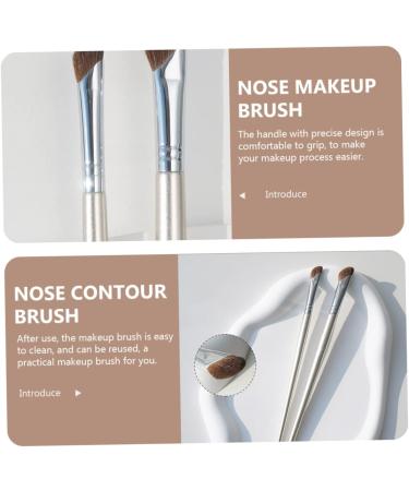 Baluue 8 Pcs Nose Shadow Brush Makeup Tools Makeup Accessory Angled Brush Eye Shadow Brush Artificial Fiber - Buy Online on GoSupps.com