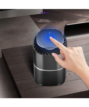 WJMLS Mosquito Lamp Electronic Mosquito Light Decoy Light LED Mosquito Killer UV Touch Sensing Control DC 5V USB Night Light (Color: Black White) Black Colour:White (Color : Black) - Buy Online on GoSupps.com