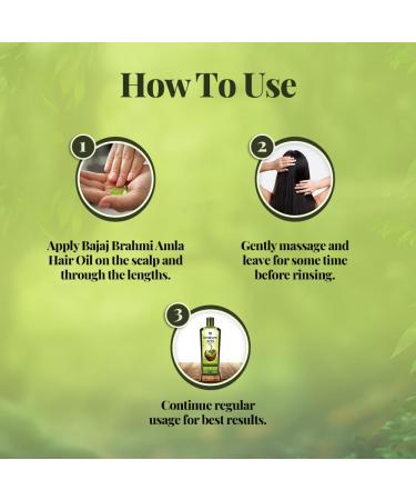 Bajaj Brahmi Amla Hair Oil - Nourishing Ayurvedic Hair Care for Healthy Growth | Buy Internationally - Buy Online on GoSupps.com