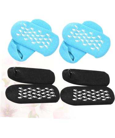 Ipetboom 2 Pairs Gel Socks for Women Overnight Short Socks for Women Moisturizing Sock Calluses Socks Feet Moisturizer Socks Ladies Socks Spa Socks for Dry Feet Nursing Socks Women's Foot - Buy Online on GoSupps.com