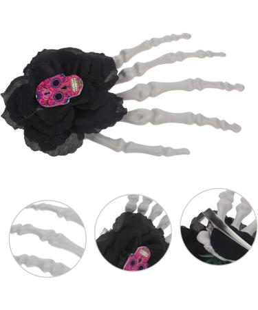minkissy Halloween Decor Halloween Hair Clips for Women Halloween Hair Accessories for Women Halloween Accessories for Women Goth Hair Clips Halloween Barrettes Women's Skeleton Cloth Props - Buy Online on GoSupps.com