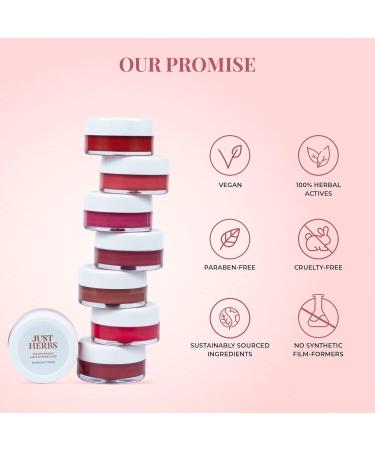 Just.Herbs Ayurvedic Natural Lip & Cheek Tint Blush For Women- SLS Chemical & Paraben Free - Buy Online on GoSupps.com