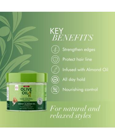 ORS Olive Oil Edge Control Hair Gel 2.25 oz - Strong Hold Edge Control Gel - Buy Online on GoSupps.com