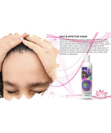 AtOne with Nature Kids Leave-In Conditioner - Moisturizing & Detangling Lotion for Smooth Hair 8 Fl. Oz | Clean Scent International Shipping Available - Buy Online on GoSupps.com
