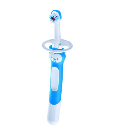 Mam Learn To Brush Toothbrush Set for Children - Long Handle Light Blue 5 Months + | 1 Pack - Buy Online on GoSupps.com