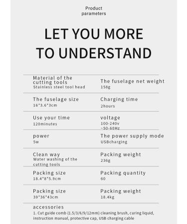 Professional Hair Clippers with USB Charging - Gold Electric Hairdresser Oil Shear - Precision Head Cutter for Effortless Styling - Buy Online on GoSupps.com