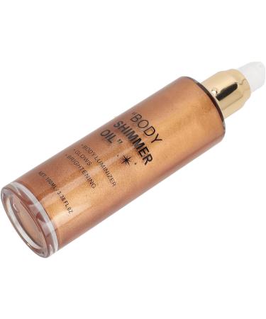 Face Body Luminizer Non Body Highlighter Oil 100ml Long Lasting Skin Moisturizing for Cheek Collarbone Shoulder (Golden Bronze) - Buy Online on GoSupps.com