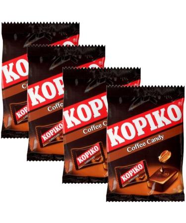 Kopiko Coffee Hard Candy Snacks - Original & Cappuccino Flavour 100g by Starry Mart (Pack of 4) (Original Coffee x 4) - Buy Online on GoSupps.com