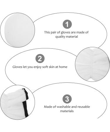 Veemoon Moufles Hydratants pour Soin des Mains pais en Gel de Paraffine Blanche Masque Exfoliant de Beaut Spa Conservation Chaleur pour Peau S che et Rugueuse Taille Unique Femme  - Buy Online on GoSupps.com