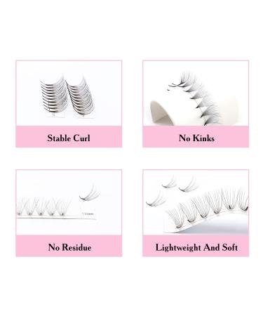 TDANCE 10D Superior Lash Extensions Middle Stem 8-15mm Mixed Length - D Curl 0.07 Thickness - Buy Online on GoSupps.com