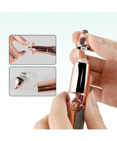 Electric Mini Versatile Eyebrow Hair Trimmer - Portable USB Eyebrow Clipper for Beginners | International Shipping Available - Buy Online on GoSupps.com