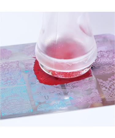 2-in-1 Nail Transfer Printing Plate & Clear Jelly Stamper - Double Head Nail Stamp Tool for Perfect Manicure - Multitools for Fingernail Art - Buy Online on GoSupps.com