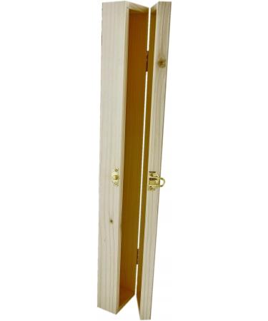 Wooden World - Handcrafted Wooden Boxes for Long Candles Baptism & Communion Keepsakes Magic Wand Storage - Buy Online on GoSupps.com