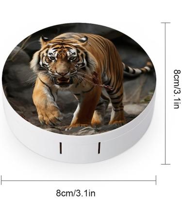 Buy Malayan Tiger Print Contact Lens Case | Durable Travel Lens Care Box - Shop Now for International Shipping - Buy Online on GoSupps.com