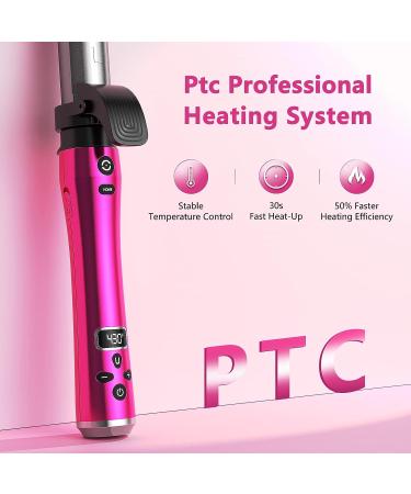 (2023 Upgrade) 3-in-1 Ionic Self Curling Iron with Ceramic Barrels - 12 Adjustable Temperatures - Automatic Hair Curler with LCD Display - Fast Heat SW01-NEW - Buy Online on GoSupps.com