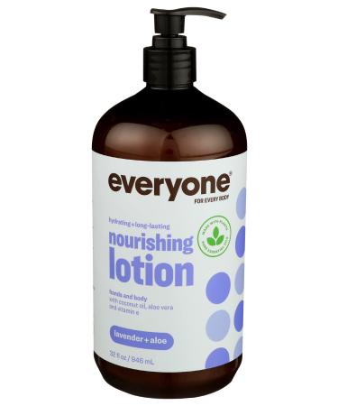 EO Products Everyone Lotion 3 in 1 Lavender + Aloe 32 fl oz (946 ml)