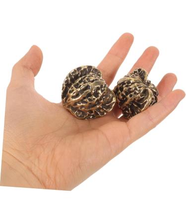 Buy Gatuida 2st Chinese Balls - Mini Walnut Figures & Brass Decorations for Tea Pets | International Shipping Available - Buy Online on GoSupps.com