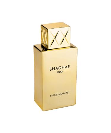 SWISS ARABIAN Shaghaf Oud - Luxury Products From Dubai - Long Lasting And Addictive Personal EDP Spray Fragrance - A Seductive, High Quality Signature Aroma - The Luxurious Scent Of Arabia - 2.5 Oz