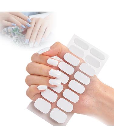 Sarafine Nail Strips - Sarafine Nail Wraps Gel Nail Strips Classic French Sarafine Nail Strips Kit Sarafine Gel Nail Wraps Sarafine Starter Kit Sarafine Nail Strips French (#02)