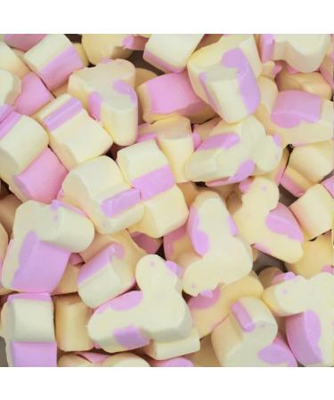 Easter Yellow & Pink Chick Mallows Easter Pick N Mix Marshmallow - Vanilla Flavour Marshmallows (425g) - Buy Online on GoSupps.com