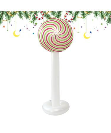Generisch Inflatable Lollipops Large Inflatable Candy | Holiday New Year Indoor Outdoor Yard Patio Garden Lawn Home
