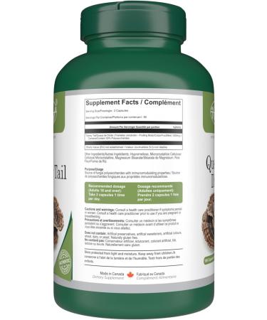 VORST Turkey Tail Mushroom Supplement 1200mg Per Serving 180 Vegan Capsules | Powder Pills | 1 Bottle 180 count (Pack of 1) - Buy Online on GoSupps.com