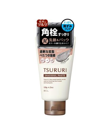 BCL Tsururi Blackhead Scrape Out Ghassoul Facial Cleansing Paste N - 120 g