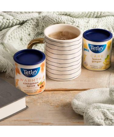 Tetley Care Lemon Ginger Herbal Tea - 20 Tea Bags 36 Grams Naturally Caffeine Free Ginger Lemon - Buy Online on GoSupps.com
