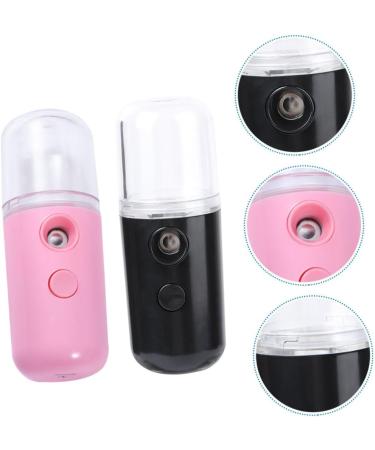 VINTORKY 2pcs Spray Hydrating Apparatus Mist Sprayer Bottle Face Cleaner Handheld Sprayer Black Plastic - Buy Online on GoSupps.com