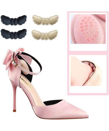 CAREOR Heel Pads for Loose Shoes & High Heels - 2 Pairs of Thin Shoe Pads | Comfort & Fit Solutions - Buy Online on GoSupps.com