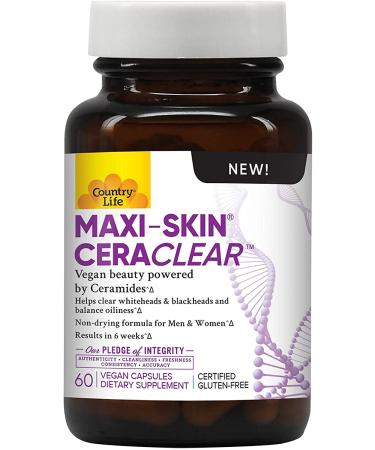 Country Life Maxi-Skin Cera Clear 60 Vegan Capsules