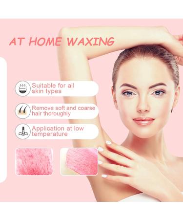 Hard Wax Beads (300g/10.5oz) - Painless Full Body Brazilian Bikini Wax with Applicators - At Home Hair Removal for Face, Eyebrow, Legs, Underarms, Back, Chest - Perfect Refill for Any Wax Warmer - Buy Online on GoSupps.com