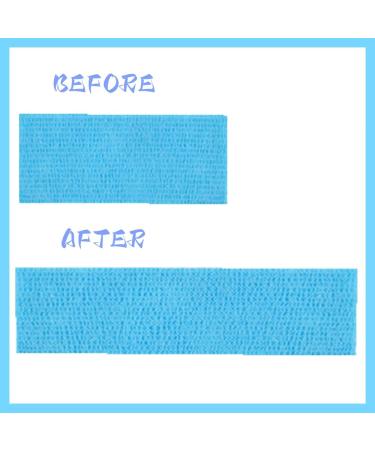 8 Rolls Self-Adhesive Elastic Bandage - Waterproof Comfortable Non-Woven Wrap for Wrist & Ankle - Black 5cm x 4.5m - Buy Online on GoSupps.com