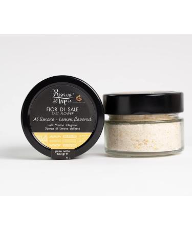  Riserva del Mare Lemon-flavored fleur de sel Slow Food garnish 120g. - Buy Online on GoSupps.com
