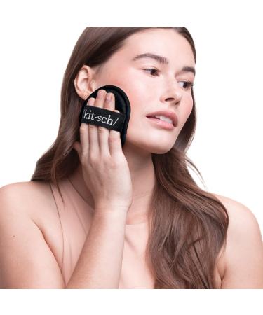 Kitsch Ultimate Cleansing Kit: Cotton Face Pads, Washable Rounds, Exfoliator Sponge, Face Towel - Reusable Makeup Remover Pads, Organic Cotton - Holiday Gift - Buy Online on GoSupps.com