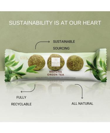 nouri Matcha Green Tea balls Vegan Gluten Free No Added Sugar (display box of 21 packs of 3 balls) 630 gms - Buy Online on GoSupps.com