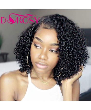 Dorosy Hair 360 Lace Frontal Wigs Wet Wavy 180% Density for Women Natural Black Brazilian Remy Hair Curly Glueless Top Lace Wigs Pre Plucked with Baby Hair 16 inch with 180% density 16 Inch 180% Density 360 Lace Frontal Wig