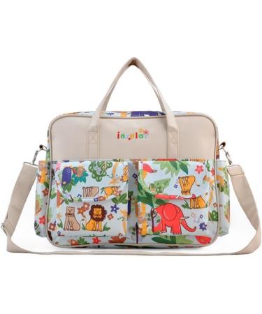 Kamay's Waterproof Mummy Diaper Bag with Animal Patterns - Large & Lightweight - Buy Online on GoSupps.com