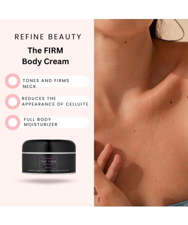 Refine Beauty The Firm Body Cream Moisturizing Skin Firming Lotion with Squalane and Shea Butter - Buy Online on GoSupps.com