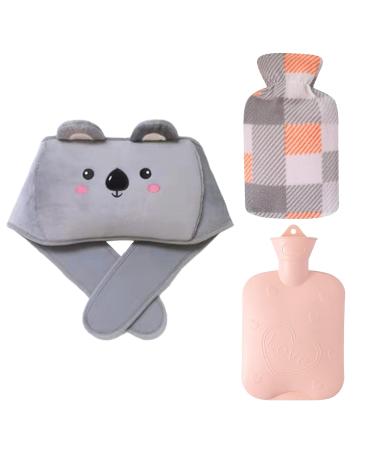 Heat bottle belts 3in1 heat bottle belts 1l portable PVC heat bottle cute removable heat bottle for tying Hot Water Bottle for belly hands shoulder back and legs