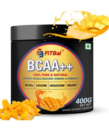 BCAA++ Mango Delight - 400g | Advanced Muscle Recovery Enhanced Stamina and Strength with Leucine Isoleucine and Valine