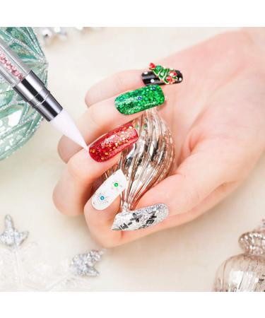 Frcolor 5pcs GEL Nail Art Pen Set | Silicone Head Carving Brushes | Acrylic Handle Salon Tools for Professional Nail Design - Buy Online on GoSupps.com