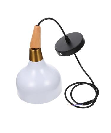Hemobllo Chandelier Lamp Shade Home Decor Astetic Room Decor Decorative Ceiling Light Dining Table Household White 15X22CM