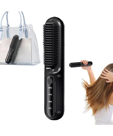 Hair Straightening Brush | Heating Dual Voltage | Hair Straightening Iron | Ion Straightener Brush Hair Straightening Comb Ionic Straightening Brush Hair Straightener Comb