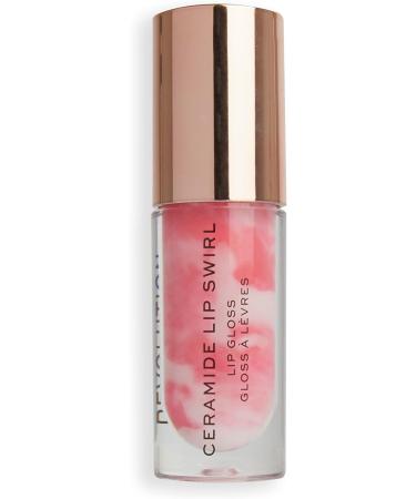 Makeup Revolution Lip Swirl Ceramide Gloss Lipgloss Sweet Pink 5 ml - Buy Online on GoSupps.com