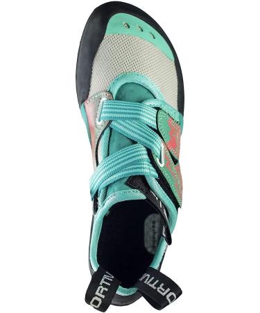 La Sportiva Women's OXYGYM 1 Mint/Coral - High Performance Climbing Shoes - Buy Online on GoSupps.com